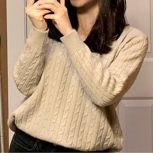 Korean style beige sweater